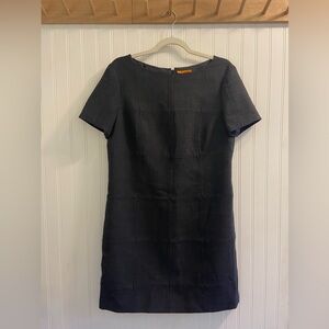 Tory Burch Charcoal Short Sleeve Dress
